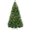 Premium Artificial Pre-Lit Pine Christmas Tree w/ 1,000 Tips, 250 Lights