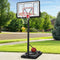 Adjustable Regulation-Size Basketball Hoop w/ Fillable Base, 2 Wheels