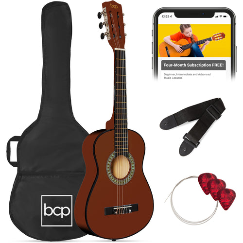 Kids Acoustic Guitar Beginner Starter Kit w/ Carrying Case - 30in