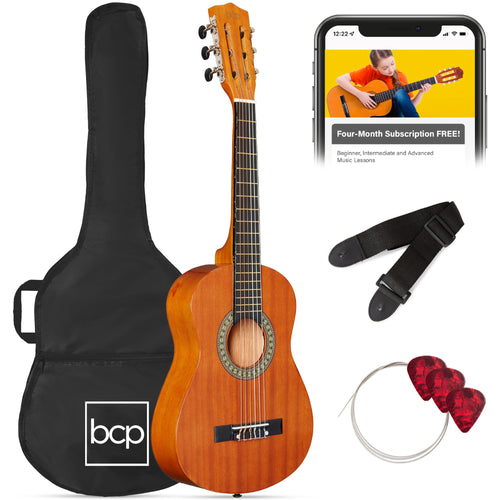 Kids Acoustic Guitar Beginner Starter Kit w/ Carrying Case - 30in