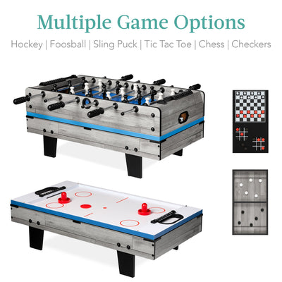 11-in-1 Combo Game Set w/ Ping Pong, Foosball, Air Hockey, 5 Storage Bags