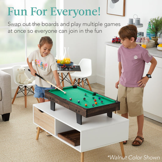 11-in-1 Combo Game Set w/ Ping Pong, Foosball, Air Hockey, 5 Storage Bags