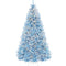 Pre-Lit Artificial Baby Blue Christmas Tree w/ Incandescent Lights