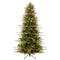 Pre-Lit Artificial Aspen Slim Noble Fir Christmas Tree w/ Metal Stand