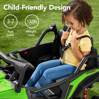 24V Kids Ride-On UTV Officially Licensed Honda Talon w/ Remote, LED Lights