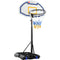Kids Height-Adjustable Basketball Hoop, Portable Backboard System w/ Wheels
