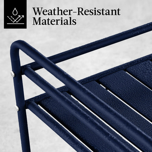 2-Tier Rolling Bar Cart Indoor/Outdoor w/ Shelves, Wine Rack, Locking Wheels