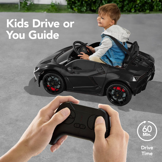 12V Kids Ride-On Car Officially Licensed Lamborghini Revuelto w/ Remote