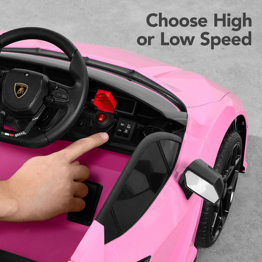 12V Kids Ride-On Car Officially Licensed Lamborghini Revuelto w/ Remote
