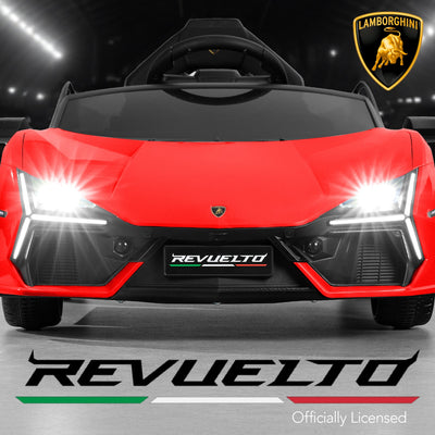 12V Kids Ride-On Car Officially Licensed Lamborghini Revuelto w/ Remote