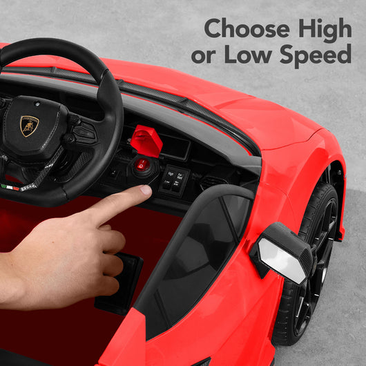 12V Kids Ride-On Car Officially Licensed Lamborghini Revuelto w/ Remote