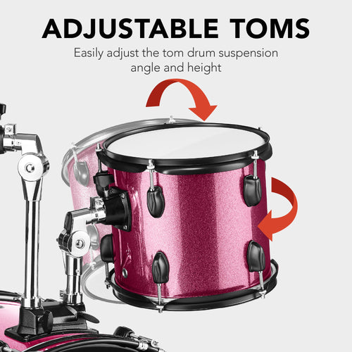 5-Piece Full Size Drum Set For Adults