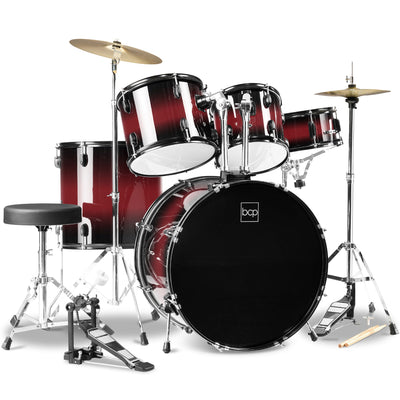 5-Piece Full Size Drum Set For Adults