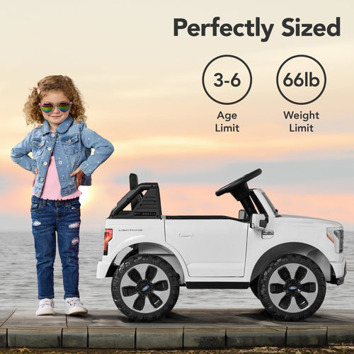 12V Kids Ride On Car Officially Licensed Ford Lightning w/ Remote, 2 Speeds