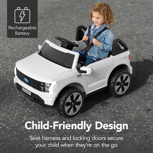 12V Kids Ride On Car Officially Licensed Ford Lightning w/ Remote, 2 Speeds