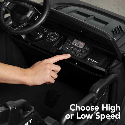 24V 2-Seater Electric Ride-On Car Truck w/ Parent Control, Bluetooth