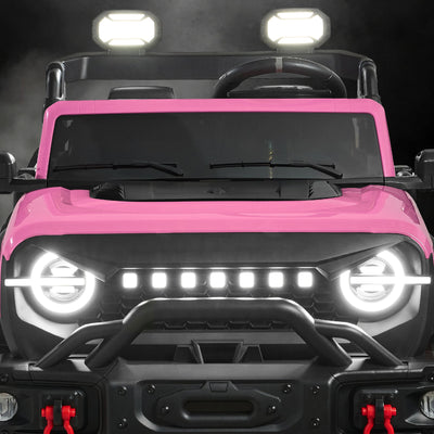 24V 2-Seater Electric Ride-On Car Truck w/ Parent Control, Bluetooth