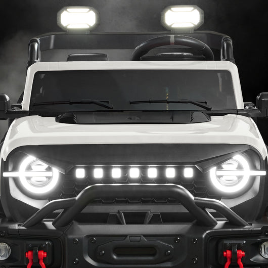 24V 2-Seater Electric Ride-On Car Truck w/ Parent Control, Bluetooth