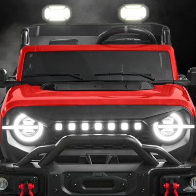 24V 2-Seater Electric Ride-On Car Truck w/ Parent Control, Bluetooth