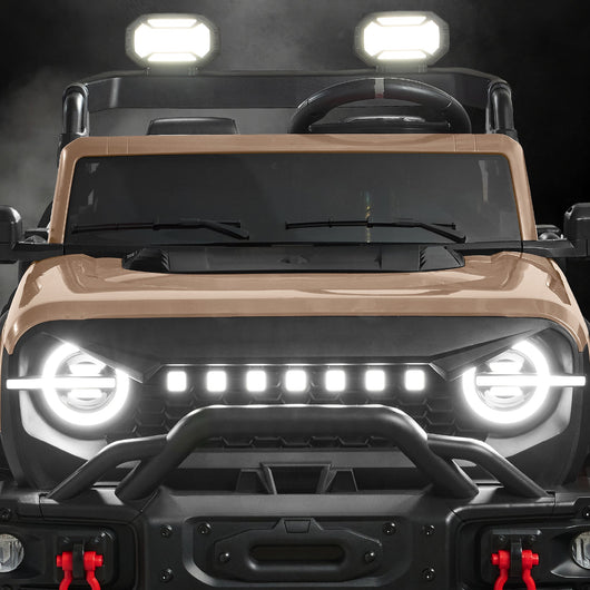 24V 2-Seater Electric Ride-On Car Truck w/ Parent Control, Bluetooth