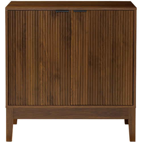 2-Door Reeded Storage Cabinet, Accent Furniture, Sideboard