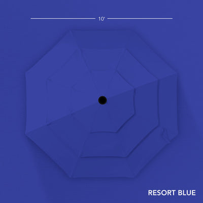 3-Tier Patio Umbrella w/ Tilt Adjustment, Crank - 10ft