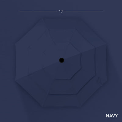 3-Tier Patio Umbrella w/ Tilt Adjustment, Crank - 10ft