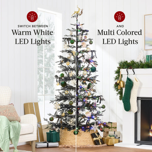 Pre-Lit Sparse Christmas Tree w/ 2-in-1 LED Lights, Cordless Connection