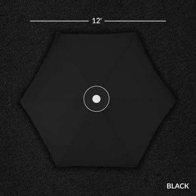 9ft Boho Fringe Umbrella  Tilt, UPF50+, Steel Pole