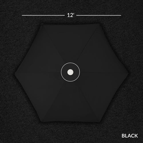 9ft Boho Fringe Umbrella  Tilt, UPF50+, Steel Pole