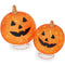 2pc Lighted Pop-Up Outdoor Halloween Holiday Pumpkin Set w/ 130 LED Lights