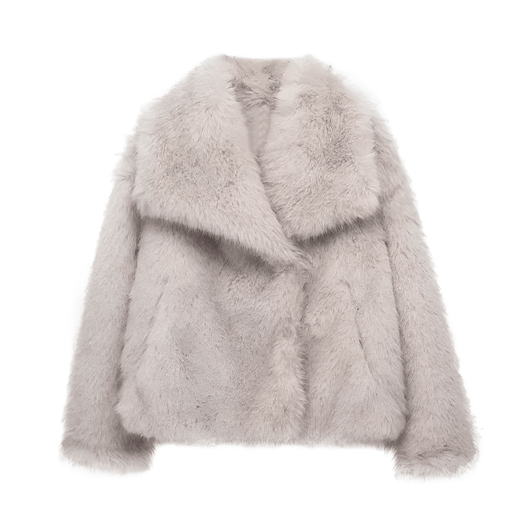 Ebba – Veste en Fourrure Végane Élégante