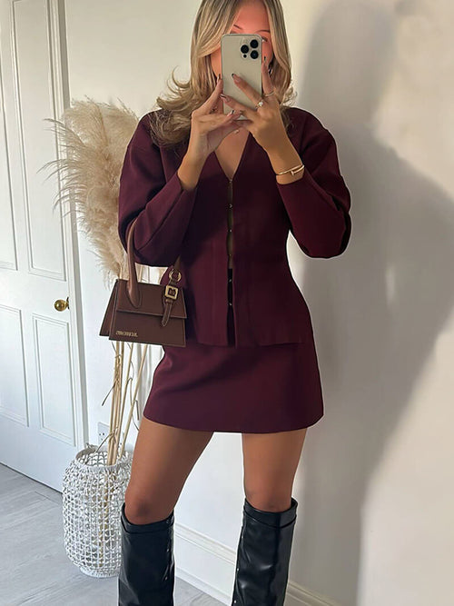 Iduna - Ensemble élégant en tricot