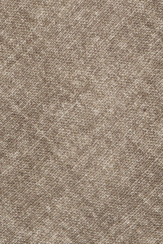 Tobacco printed silk tie - Made in Italy