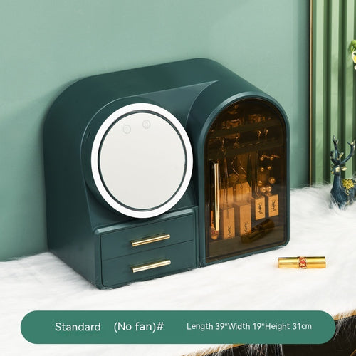 akhi makeup storage rack for skincare products with Mirror