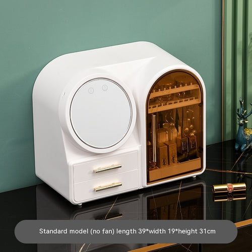 akhi makeup storage rack for skincare products with Mirror