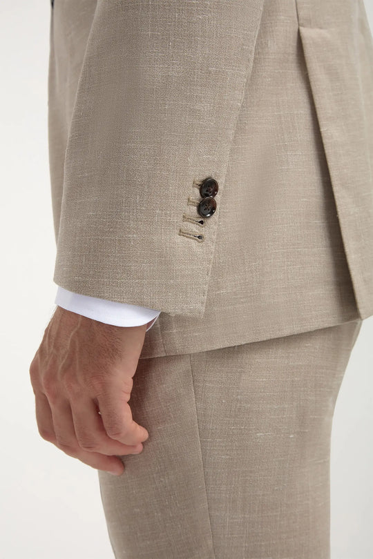 Beige Suit - Made in Italy