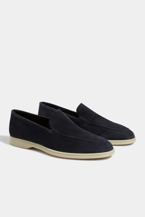 Blue loafers - Made In Italy