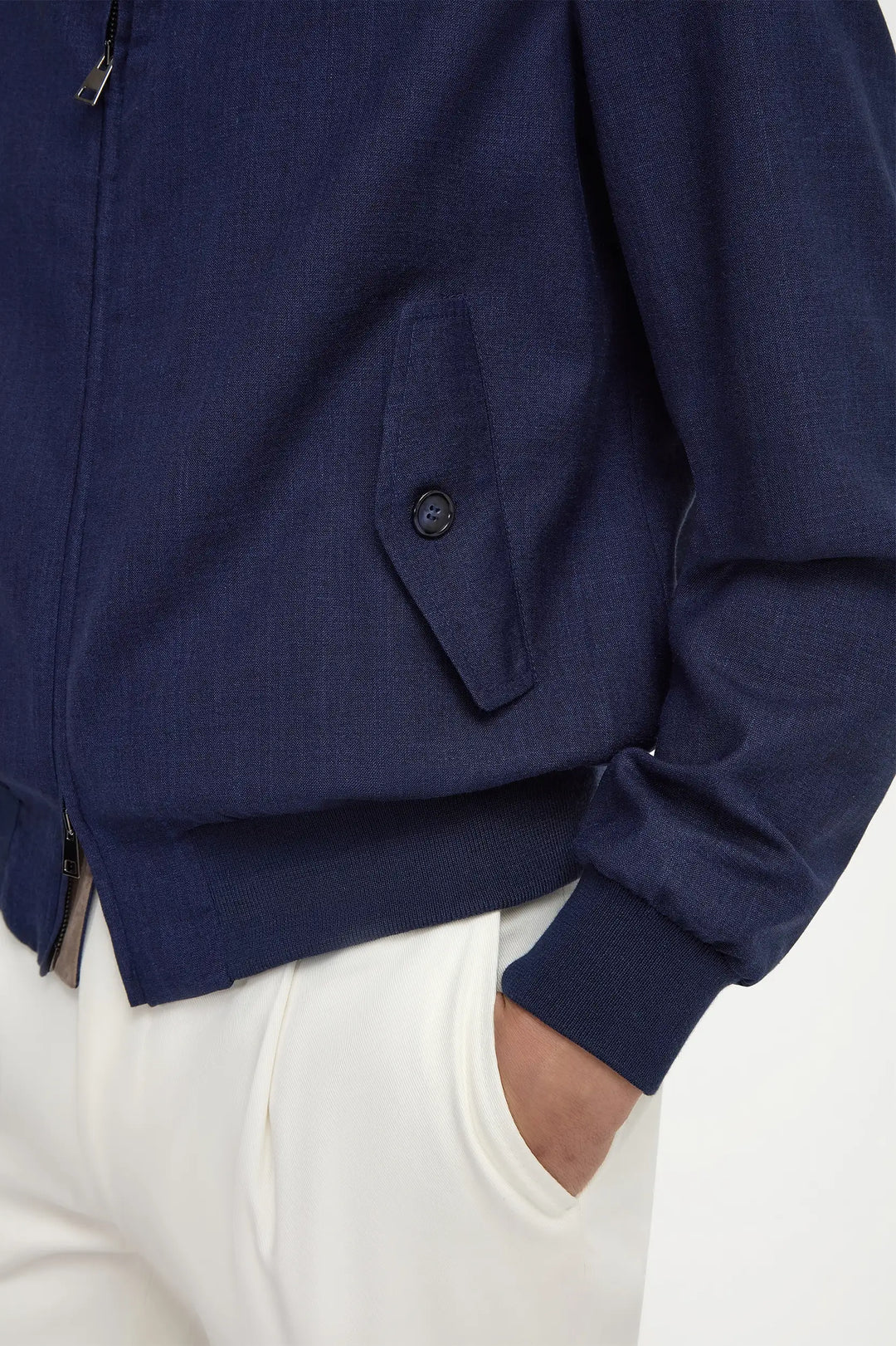 Blue short jacket – Made in Italy