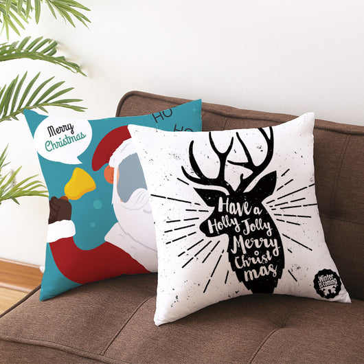 Fashion Household Items Cartoon Elk Santa Sofa Cushion