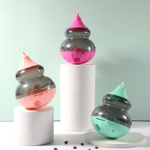 Luminous Pet Food Leaker Cat Spinning Tumbler Toy Dog Puzzle Tumbler Food Leakage Ball