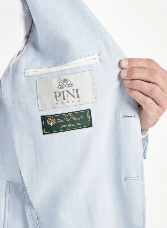 Ice blue Neapolitan jacket - Made in Italy