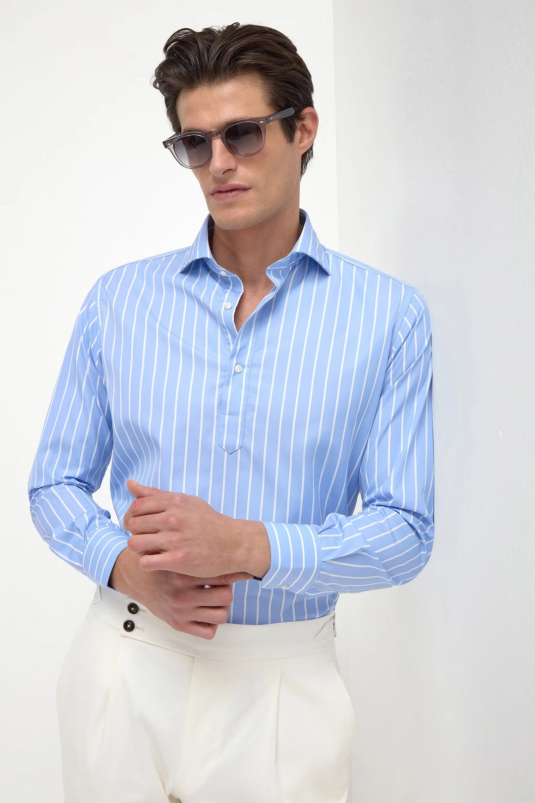Portofino popover shirt - Made in Italy