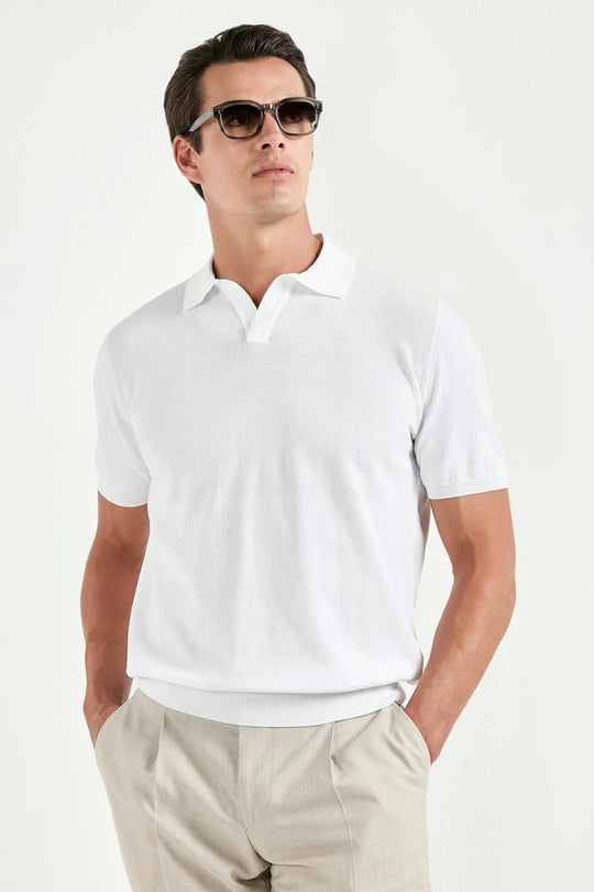 White polo - Made in Italy
